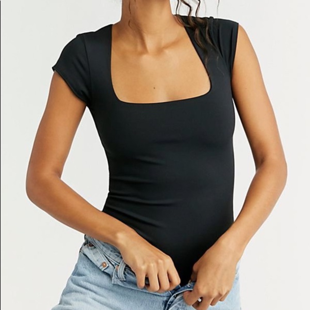 Free People Fair and Square Bodysuit
